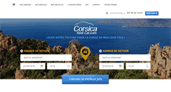 Desktop Screenshot of corsica-rent-car.com